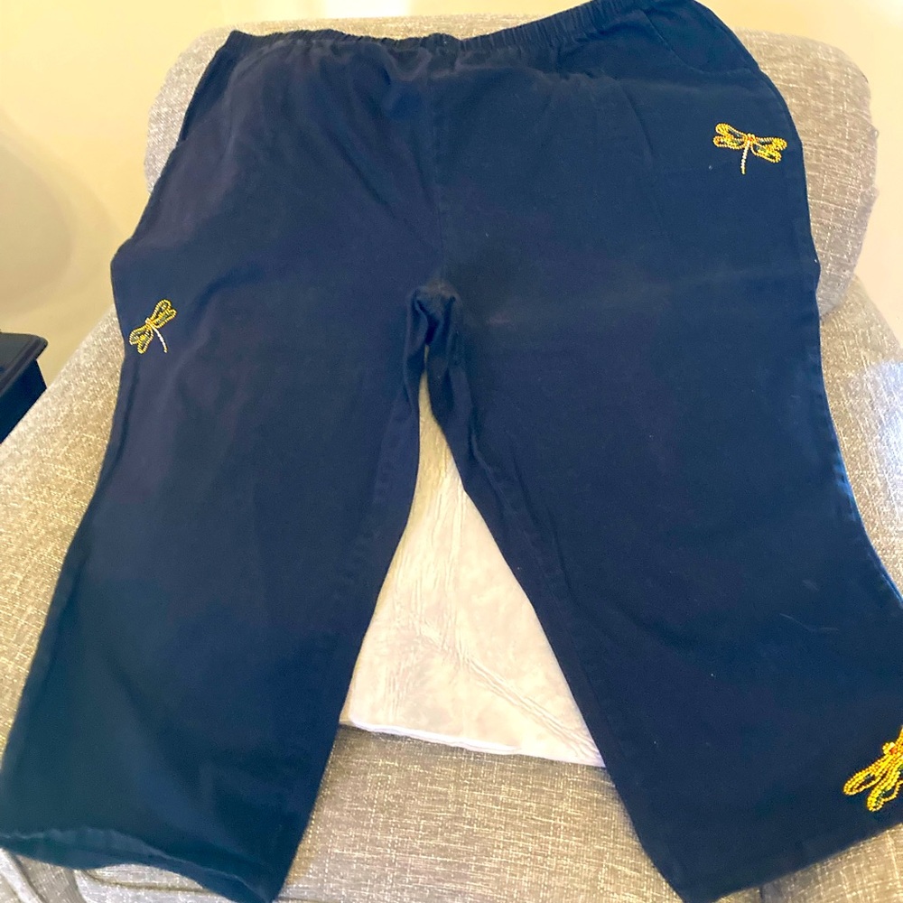 Quacker Factory Capri pants 3X